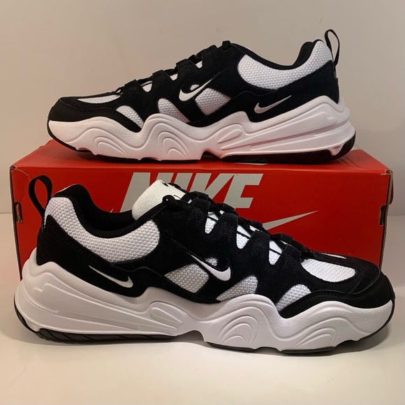 🐼 [BRAND NEW] NIKE TECH HERA WHITE BLACK MENS SHOES SIZE 10 SNEAKERS 🐼 - Picture 5 of 11